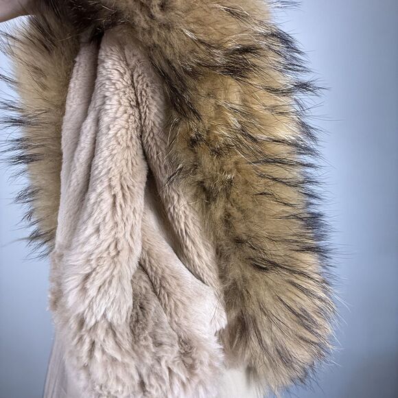 Luxury Parka Coat Real Fur Hood CaesarLeo Collection Russia Style - Picture 11 of 15